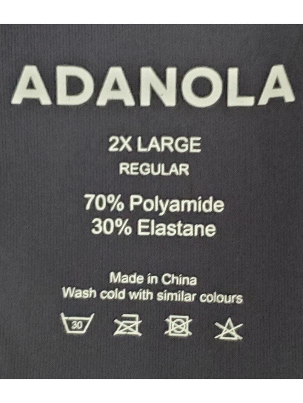 Adanola 2Xl ultimate pocket leggings midnight blue pull on performance yoga gym - Picture 9 of 9